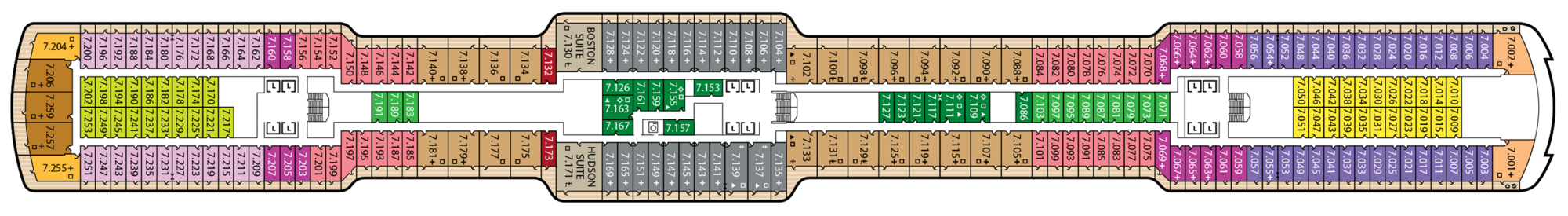 Deck 7 plan